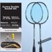 Lightweight All Carbon Fiber Badminton Racket Set Couple Recreational Home Play Paired Rackets_desvips.com