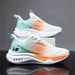 37-46 Fashion Outdoor Sneakers Men's Mesh Fabric Breathable Thick Sole Lightweight Running Shoes_desvips.com
