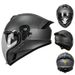 Motorcycle Helmet, Unisex, Dual Lens, Large Rear Wing, 3C Motorcycle Riding, Winter Cool, Personalized, Safe Full Face Helmet_desvips.com