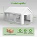 LOGOS M0029-01XX KD 3x6-Meter Party Shelter, 180g PVC Tarpaulin, Iron Pipe 38*0.65 Outdoor Activity Shelter, Open-Air Party Shelter, Sunshade Shelter_desvips.com