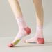 2023 Autumn/Winter New Professional Compression Running Sports Cotton Dopamine Women's Mid-Calf Badminton Socks_desvips.com