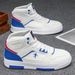 Men's Low-Top Casual Sports Fashion Basketball Sneakers Street Style Skateboarding Shoes For Teens_desvips.com