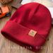 Children's Autumn Winter 2024 New Style Big Kids Color Block Patch Simple Versatile Round Neck Knitted Wool Hat_desvips.com