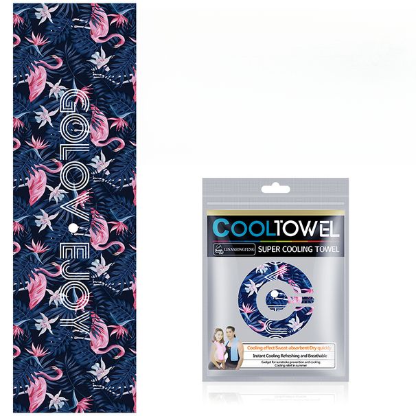Leichi Sports Fitness Cooling Running Quick-Dry Men And Women Printed Sweat-Wicking Wholesale Cold Sensation Towel_desvips.com