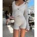 European American Long Sleeved Cardigan Tie Up Design Elegant Pilates Slimming Yoga Fit Elastic Comfortable Sportswear_desvips.com