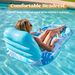 Inflatable Water Mesh Lounge Chair Backrest Floating Row Inflatable Sunshade Hole Floating Row Eight Character Dark Floating Boat_desvips.com