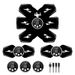 EMS Sticker Lazy Muscle Training Artifact Vibration Shaping Home Massager Abdominal Fitness Device_desvips.com