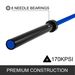 VEVOR 2 M Barbell With Collars And Clips, 15 Kg Olympic Long Barbell For Weightlifting Powerlifting Squat Bench Press (Blue)_desvips.com