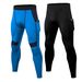 2 Pack Men Pants Workout Running Basketball Compression Tights Gym With Pockets Quick Dry X_desvips.com
