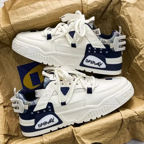 Trend Designer 2025S Hot S Summer Breathable New Korean Version Student Sports Casual White Board Trendy Versatile Shoes_desvips.com