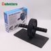 Anti Slip Texture Function Abdominal Wheel Double Wheel Abdominal Muscle Wheel Silent Abdominal Wheel Roller Fitness Equipment_desvips.com
