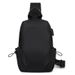 New Men's Chest Single Shoulder Casual Backpack Fashionable Multifunctional Korean Version Waterproof Large Capacity_desvips.com