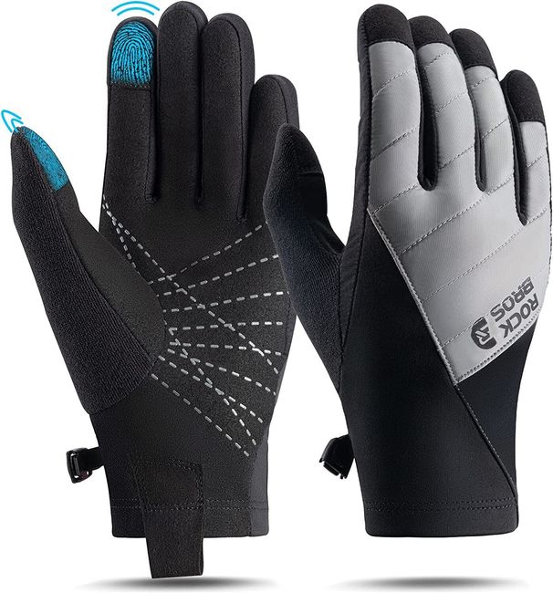 ROCKBROS Winter Cycling Gloves Gloves Touchscreen Warm Thermo Sports DHL_desvips.com
