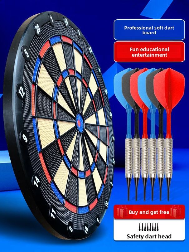 Jianliwang Electronic Dartboard Set For Home Indoor Office Professional Soft Dart Target Board Advanced Darts_desvips.com