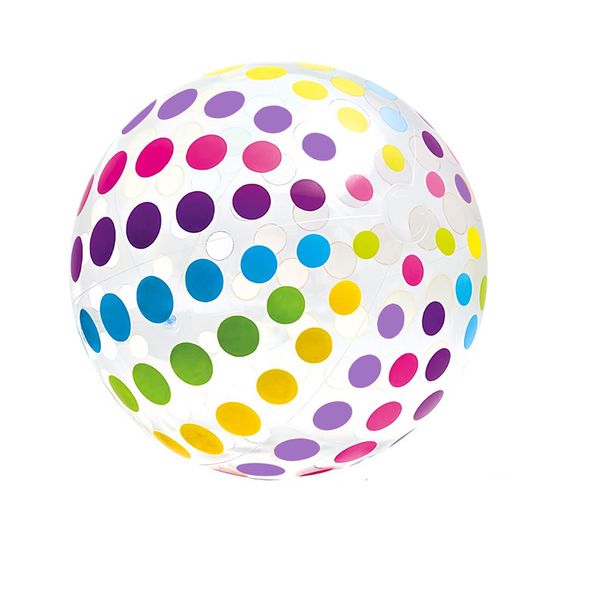 Eco-Friendly PVC Beach Ball Colorful Striped Inflatable Soccer Ball For Kids Outdoor Water Play Family Fun_desvips.com