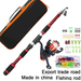 Telescopic Lure Rod Fishing Rod Full Set Of Mini Small Sea Rod Portable Sea Rod_desvips.com
