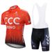 CCC Team Style Summer Short Sleeve Breathable Cycling Jersey Outdoor Gear Downhill Shirt_desvips.com
