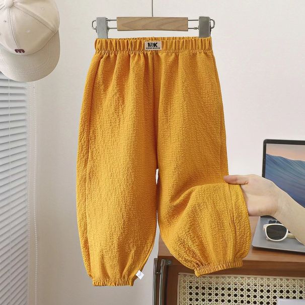 Child's Summer Boys, Comfortable Pants, Fashionable Lantern Toddlers, Lightweight Anti-Mosquito Pants For Young_desvips.com