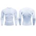 Men's Fitness Clothing PRO Quick-Dry T-Shirt Running Elastic Sweat-Tight Shirt Marathon Sports Apparel_desvips.com