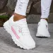 Sneakers Women Lace Up Flats Ladies Outdoor Running Walking Shoes Comfortable Breathable Female Footwear Big Size_desvips.com