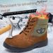 Winter Fur Integrated Martin Pure Wool Short Boots Minus 40 Degrees Snow Boots Men's Non-slip Northeast Extra Thick Cotton Shoes_desvips.com