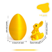 Popular Decoration 3D Printed Egg Easter Creative Ornament Rabbit Model Toy_desvips.com