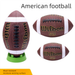 American Football Training Standard Competition Adult Wear-Resistant Green Primary School Student Children British Style_desvips.com