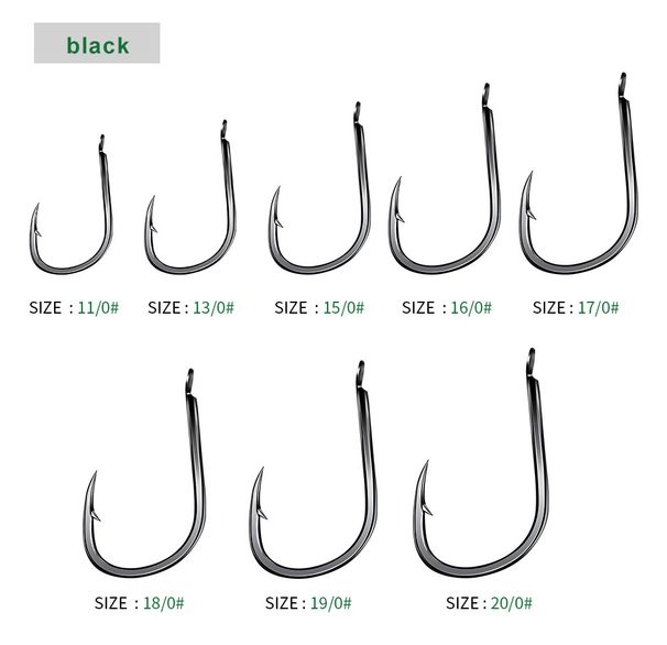 High Carbon Steel Plate Iseni Fish With Barbs Sea Crooked Mouth Long Handle Single Loose Hook Fishing Gear Accessories_desvips.com