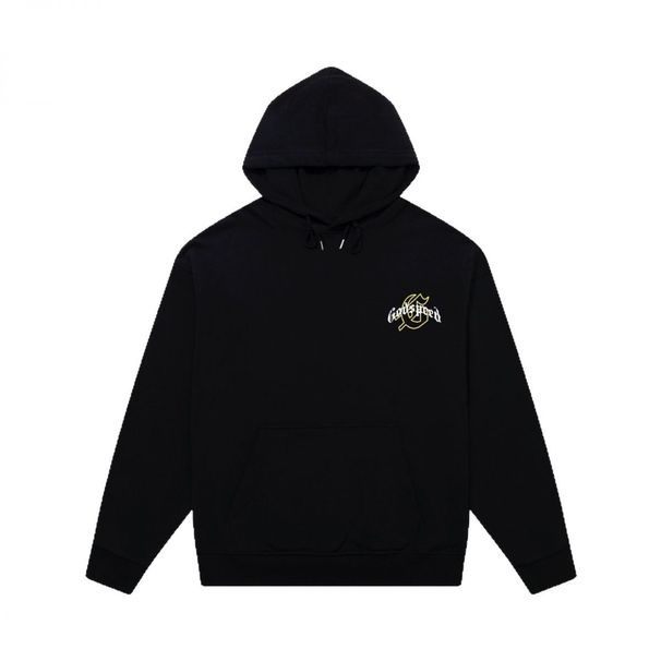 Trendy Brand Skull Print Heavy Cotton Unisex High Street Hooded Sweatshirt Long Sleeve Fashion_desvips.com
