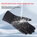 Outdoor Black Cycling Winter Supplies Thickened Warm Windproof Waterproof Skiing Anti-Slip Touch Screen Tactical Gloves_desvips.com