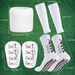 Professional Football Socks With Built-in Shin Guards - Breathable PU Material, Anti-Slip Design For Soccer, Basketball & Volleyball_desvips.com