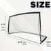 9x5ft Portable Soccer Goal With Net - Quick Setup Foldable Football Goal (2.7m X 1.5m)_desvips.com