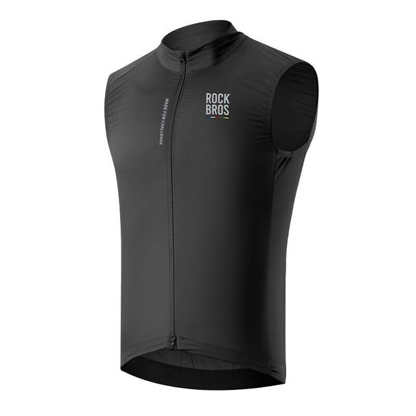 ROCKBROS Road To Sky Windproof Cycling Waistcoat Men Sleeveless Jacket Breathable_desvips.com