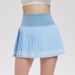 High-Waisted Pleated Tennis Skirt - 11 Colors Available_desvips.com