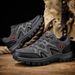 Outdoor Climbing Shoes Men's Grip Anti-slip Shock Absorption Lightweight Breathable Hiking Shoes For Trekking Traveling Professional Sports_desvips.com