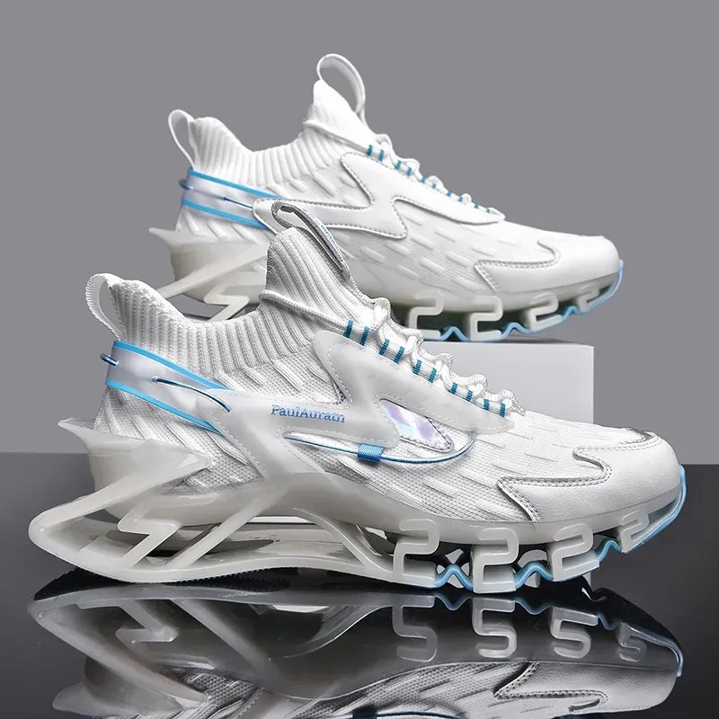 Student School Summer New High Youth Sports Casual Blade Soft Sole Durable Basketball Shoes Lhshoe_desvips.com