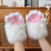 Squeaking Plush Paw Gloves Cartoon Kawaii Costume Cosplay Thicken Cat Claw Mittens Party Accessories For Men Women_desvips.com