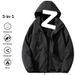001 Internet Celebrity Style 3-in-1 Jacket For Men Women, Detachable Windproof And Waterproof Mountaineering Suit, Travel_desvips.com