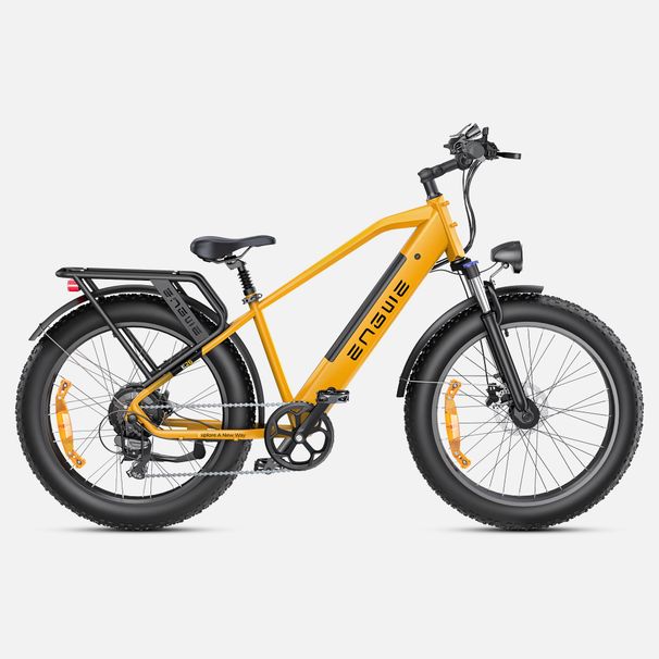 ENGWE E26 Men's E-Mountain Bike 48V 16Ah Battery 140km Range Hydraulic Brakes 26"×4.0 Fat Tires Adult Electric Bicycle_desvips.com