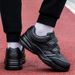 Men's Adjustable Hook And Loop Leather Casual Sports Shoes White Sneakers Masculino Zapatillas Deportivas Tenis_desvips.com