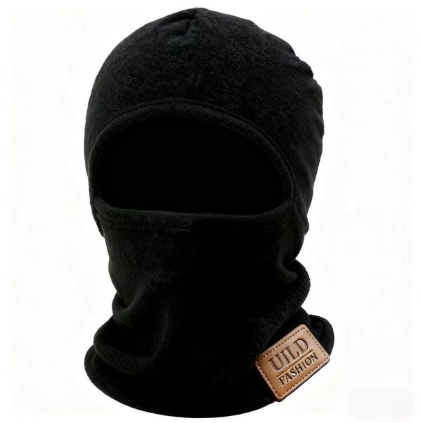 Fleece Head Windproof Warm Cold-proof Outdoor Cycling Autumn Winter Face Mask Integrated Hat Neck Cover Unisex_desvips.com