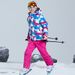 Children's Snowboard Ski Suit Boys Girls Warm Thickened Cotton Jacket And Pants Two-Piece Set_desvips.com