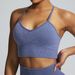 In Stock European And American Style Autumn Winter Tight Sports Bra Top Seamless Pants Fitness Long Sleeve Yoga Outfit_desvips.com