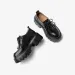 Derby New BEAUTODAY Shoes Women Calfskin Leather Quality Belt Buckle Thick Sole Solid Color Lace-Up Autumn Ladies_desvips.com