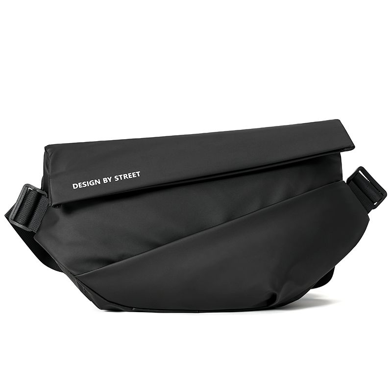 Trendy Nical Style Motorcycle Minimalist Fashionable Crossbody Back Shoulder Outdoor Men's Sports Waist Bag_desvips.com
