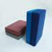 Factory Wholesale EVA Women's Maroon Two-tone Gym Leg Press Assistance Tool Yoga Room Fitness Block_desvips.com