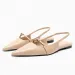 Summer New Korean Women's Black Pointed Headband With Back Air French Minimalist Sandals Casual Shoes Ddmysaturn_desvips.com