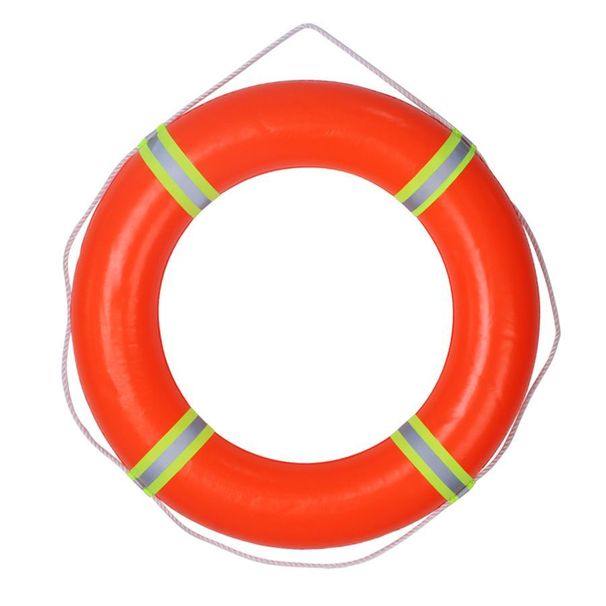 PVC Leather Lifebuoy No Inflation Professional Solid Adult Foam Large Buoyancy Flood Prevention Life-saving National_desvips.com