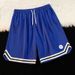 Summer Outdoor Basketball Sports Men, Thin Casual Quick-Dry Ice Silk Loose Fit Versatile Five-Point Shorts For Men_desvips.com