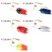 Bearded Man Composite Sequin Lure Rotating Freshwater Sea Fishing Perch Lure 8.2g/10g_desvips.com